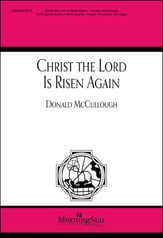 Christ the Lord Is Risen Again SATB choral sheet music cover